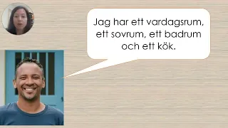 Hur många rum har du? SFI kurs A.