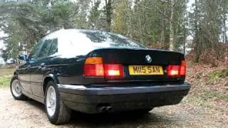 BMW e34 525i 24v exhaust noise