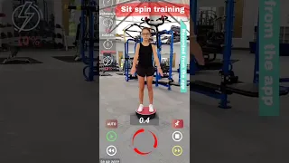 Axel Trainer Electric spinner sit spin session figure skating training