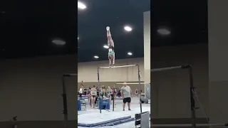 Kat's bar routine at 2022 Western Nationals Gymnastics Championships Level 9