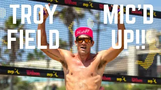 Troy Field is HILARIOUS MIC'D UP at AVP Chicago