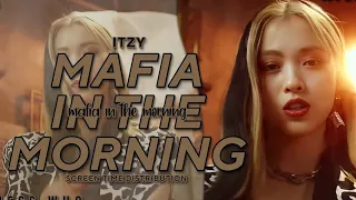 ITZY MAFIA IN THE MORNING SCREEN TIME DISTRIBUTION