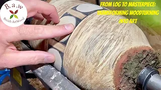 From Log to Masterpiece: Transforming Woodturning into Art !!