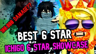 OVER 100,000 DAMAGE?!? Ichigo 6 Star Showcase in All Star Tower Defense!