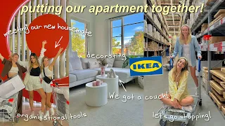 shopping for my new apartment 🏡 | IKEA finds, building furniture, unpacking, organisation!