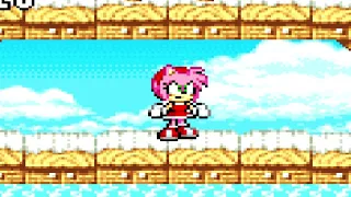 Sonic Advance - Amy Rose's Idle and Grinding Animation