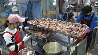 국밥 2인분에 '수육과 순대'가 공!짜! 순천맛집추천 '순천웃장국밥거리'ㅣSuncheon Expo, Korean Street Food