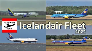 Icelandair fleet overview as of 2022 - All their Boeing aircraft types in one video