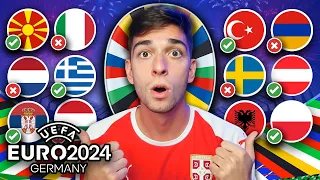 UEFA EURO 2024 Qualifiers Matchday 5 & 6 PREDICTION