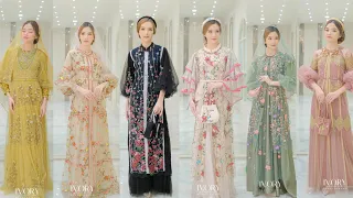 Latest Trending & Luxurious Brocade Gamis Models from Ivory Brand | Wedding Outfit by Asri Top
