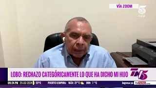 Pepe Lobo reacciona ante señalamientos de su hijo en juicio de JOH