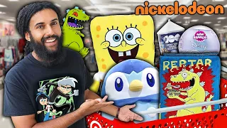 I FINALLY Found RARE GIANT SPONGEBOB And NEW REPTAR CEREAL!! *TARGET IN STORE NICKELODEON HUNT!!*