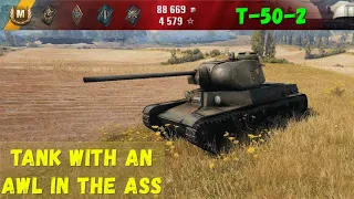 T-50-2 is a very nimble tank #worldoftanks #wot #wotreplays #tank