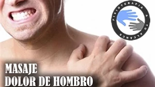 Masaje para el dolor de hombro o tendinitis