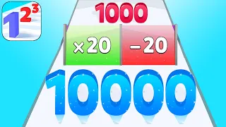 Satisfying Mobile Game All Levels Update Number Masters Top Gameplay iOS,Android Max Skills