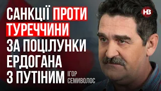 Санкції проти Туреччини за поцілунки Ердогана з Путіним – Ігор Семиволос