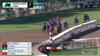 Antifona (GB) wins Race 7 on Sunday, February 11 at Santa Anita Park