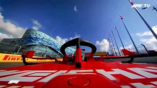 2019 Russian Grand Prix: Vettel Start Onboard 360 Video