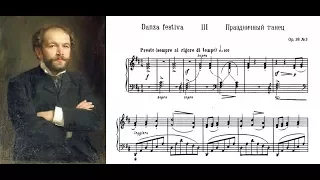 Nikolai Medtner plays his Danza Festiva Op. 38 No. 3