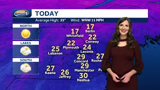Breezy and cold Thursday