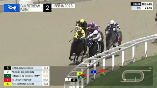 Gulfstream Park Carrera 2 - 8 de Febrero 2023