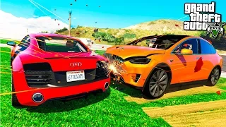 РЕАЛИСТИЧНЫЕ ПОВРЕЖДЕНИЯ МОЩНЫЙ КРАШ ТЕСТ В ГТА 5 МОДЫ! ОБЗОР МОДА В GTA 5! ВИДЕО ГТА MODS