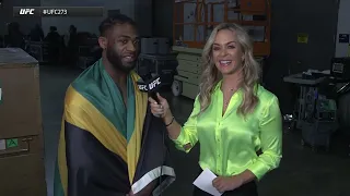 UFC 273 Quick Hits: Backstage With Aljamain Sterling