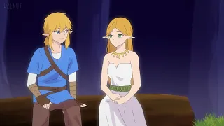 Link x Zelda “Comforting Whispers” part 1 - Friday Night Funkin’ VS Zelda BOTW Animation