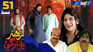 Zahar Zindagi - Ep 51 | Sindh TV Soap Serial | SindhTVHD Drama