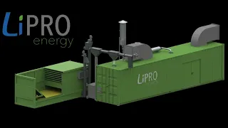 LiPRO HKW50 Strom und Wärme auf Holz