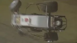 Robert Ballou SCARY FLIP - USAC IN Sprint Week @ Terre Haute Action Track