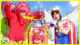 King Ryan with Pet Dragon to get the Treasure Chest!