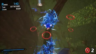 Sonic Omens Tree Palace All Red Star Rings