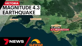 Melbourne hit by 4.3 magnitude earthquake | 7 News Australia