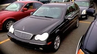 2004 Mercedes-Benz C240 Wagon 4Matic W203 Start Up, Quick Tour, & Rev With Exhaust View - 138K