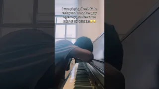 When someone hears you play L’s Theme from Death Note on piano🤣 #anime #deathnote #piano #shorts