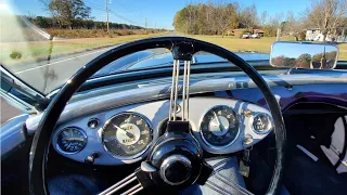 1953 Austin Healey 100-4  driving POV