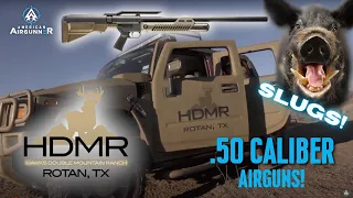 Hunting Hogs in Texas with Airguns: Umarex Hammer .50