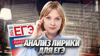 Как анализировать стихотворения для ЕГЭ?