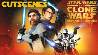 Star Wars: The Clone Wars - Republic Heroes - All Cutscenes [HD] (Xbox, Playstation, PC, Wii)