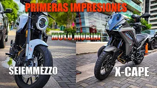 MOTO MORINI X-CAPE y SEIEMMEZZO - PRIMERAS IMPRESIONES - Tomridermoto