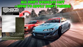 All DRIFT Vehicles (Old & New) & How To Apply Drift Tune In GTA Online