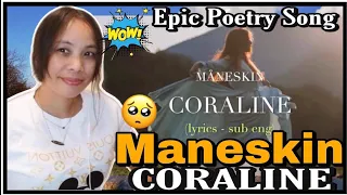 Måneskin - CORALINE (lyrics - SUB ENG) REACTION | @nofiereactions