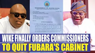 Breaking: Resignation Galore In Rivers As Four Pro-Wike Commissioners Quit Fubara's Cabinet In 24hrs