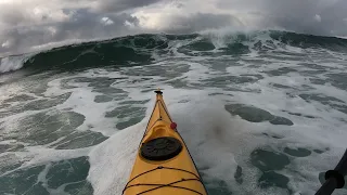 Kayak - Ducking Big Waves (Turtle Roll)