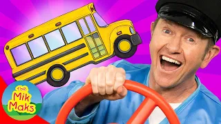 Wheels On The Bus & More | Kids Songs and Nursery Rhymes | The Mik Maks