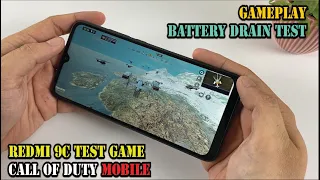 Redmi 9c test game Call of Duty Mobile | Gameplay & Battery Drain test