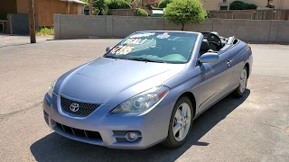 Quick look at a  2007 Toyota Solara Convertible 150k Miles