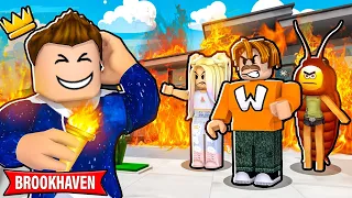 QUEMANDO CASAS DE YOUTUBERS en BROOKHAVEN! 🤣🏡 - Roblox YoSoyLoki