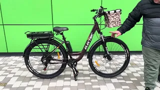 Электровелосипед Cubic-Bike ELECTRIC 29" Бордовый 500ватт 10.4 Ач 48В в багажнике